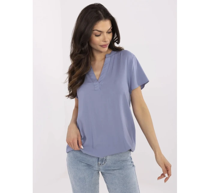 Halenka D73761M11173A šedá modrá Halenka D73761M11173A šedá modrá