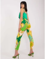 Kalhoty DHJ SP 12787D.11 světle zelená