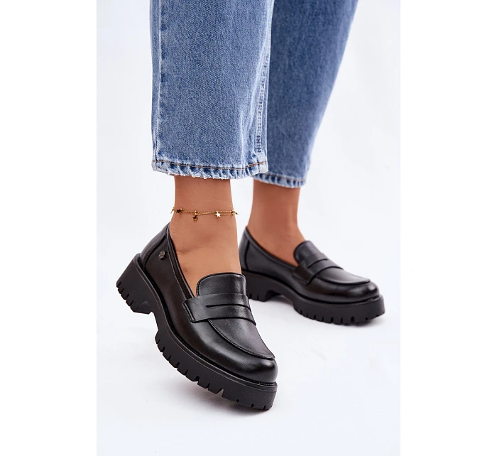 Kožené dámské  Černé model 22100097 - VINCEZA