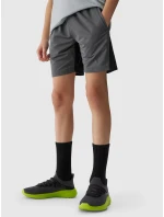 Chlapecké sportovní rychleschnoucí šortky 4F - černé Chlapecké sportovní rychleschnoucí šortky 4F - černé