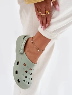 Dámské pěnové pantofle LEMIGO – mátové