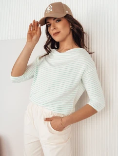 Dámská pruhovaná halenka bílá Dstreet model 21975090 - FashionStreet