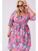 dámské letní květované šaty model 20070170 - Moon dámské letní květované šaty model 20070170 - Moon