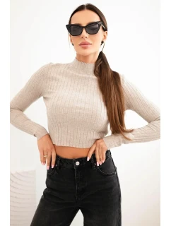 Dámské pruhované šaty s rolákem a ozdobnými knoflíky bordová