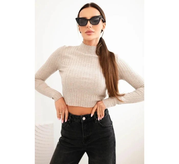 Dámské pruhované šaty s rolákem a ozdobnými knoflíky bordová