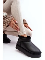 Kožené Dámské Na Platformě Černé model 21639040 - Boto