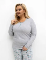 DU KN pyžamo FP 502.97 šedé DU KN pyžamo FP 502.97 šedé