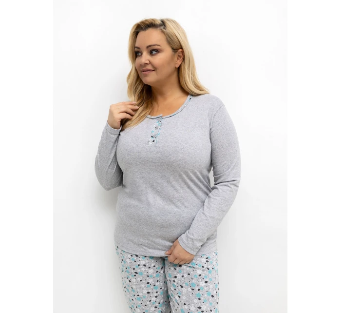 DU KN pyžamo FP 502.97 šedé DU KN pyžamo FP 502.97 šedé