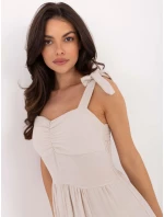 Sukienka MI SK model 21185791 beżowy - FPrice