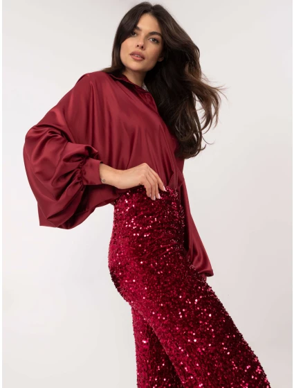 Spodnie MI SP 4323C.28  ciemny brązowy