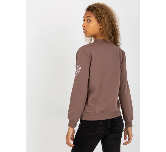 Mikina RV BL 8225.88 hnědá