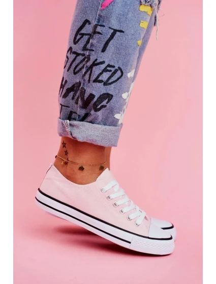 Dámské Klasické Tenisky Růžové Omerta Dámské Klasické Tenisky Růžové Omerta