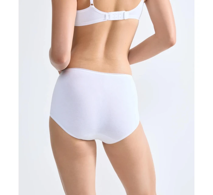 Dámské kalhotky 24/7 Cotton Midi bílé - Sloggi