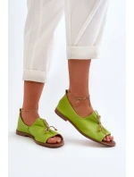 Dámské kožené baleríny model 21652455 - Zazoo Dámské kožené baleríny model 21652455 - Zazoo