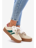 Dámské Tenisky S Béžové model 21682934 - Boto Dámské Tenisky S Béžové model 21682934 - Boto