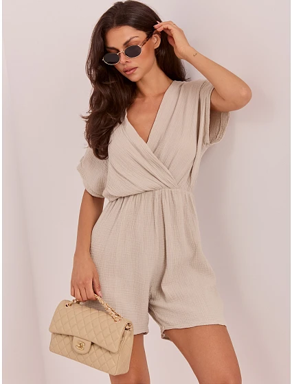 Kombinezon MO KO model 22272212 beżowy - FPrice Kombinezon MO KO model 22272212 beżowy - FPrice