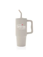 Personalizovaná termoska s barevným víčkem - Protože [doplň si sám] není prdel