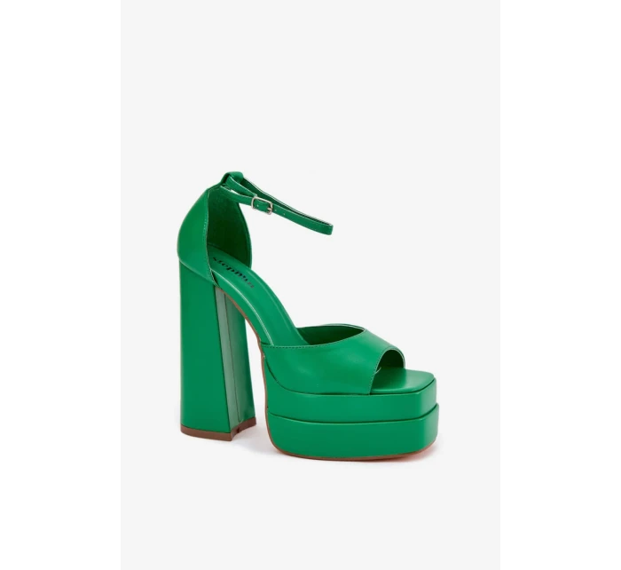 Sandály na podpatku  model 213911 Step in style