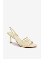 Sandály na podpatku  model 227437 Step in style