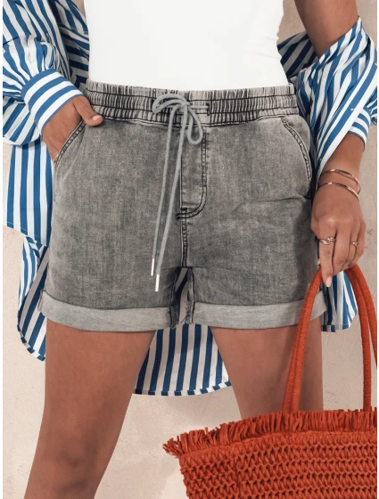 Dámské šortky RELAX šedé Dstreet model 21977893 - FashionStreet