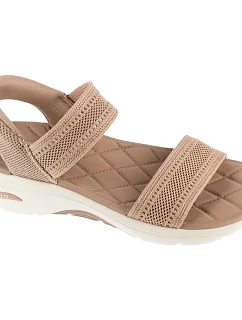Skechers Slip-Ins: Sandály GO Walk Arch Fit 2.0 – Kennedy 140844-TAN, béžové, velikost 36
