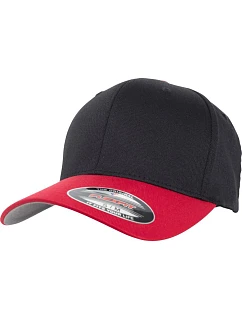 6 Panelová kšiltovka Wooly Combed black/red model 22412227 - Flexfit