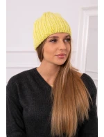 Dámská čepice Rebeka K345 žlutá Dámská čepice Rebeka K345 žlutá