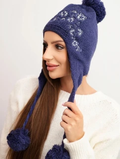 Dámská ušanka Emma K343 denim