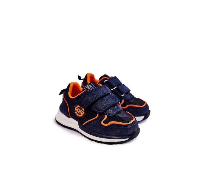 Dětská sportovní obuv na suchý zip Memory Foam System Big Star model 21599209 Námořnická modrá - Big Star Shoes Dětská sportovní obuv na suchý zip Memory Foam System Big Star model 21599209 Námořnická modrá - Big Star Shoes