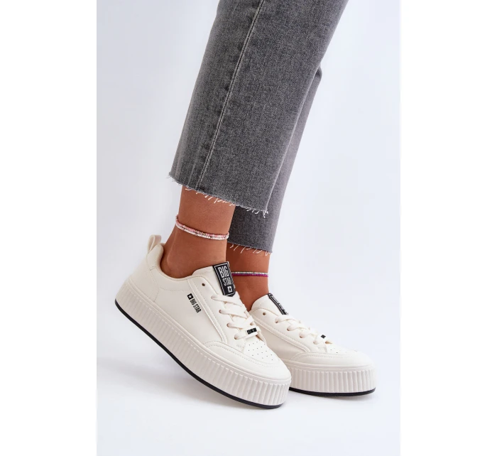 Dámské tenisky na platformě Big Star model 21654856 Bílé - Big Star Shoes Dámské tenisky na platformě Big Star model 21654856 Bílé - Big Star Shoes