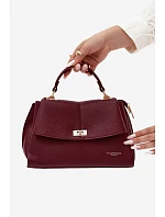 Dámská kabelka z imitace kůže Bordó model 22221041 - Flora&Co Dámská kabelka z imitace kůže Bordó model 22221041 - Flora&Co
