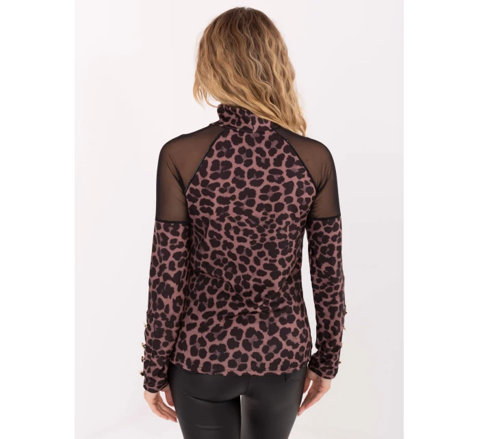 Bluzka MI BZ  czarno brązowy model 21757294 - FPrice