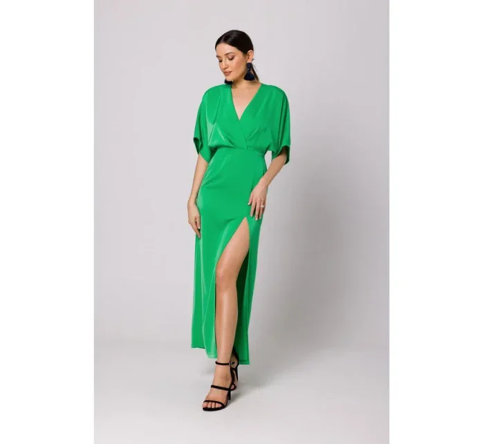 model 18429030 Maxi šaty zelené - Makover