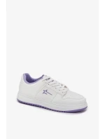 Dámské tenisky Big Star HI-POLY SYSTEM – bílo-fialové