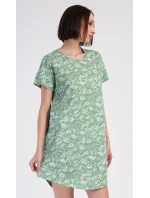 Dámská noční košile s krátkým rukávem model 20207793 - Vienetta Dámská noční košile s krátkým rukávem model 20207793 - Vienetta