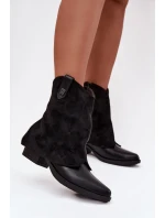 Boty na podpatku model 217192 Step in style Boty na podpatku model 217192 Step in style