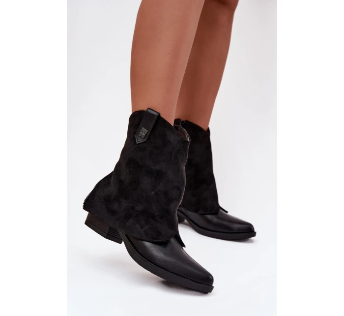 Boty na podpatku model 217192 Step in style Boty na podpatku model 217192 Step in style