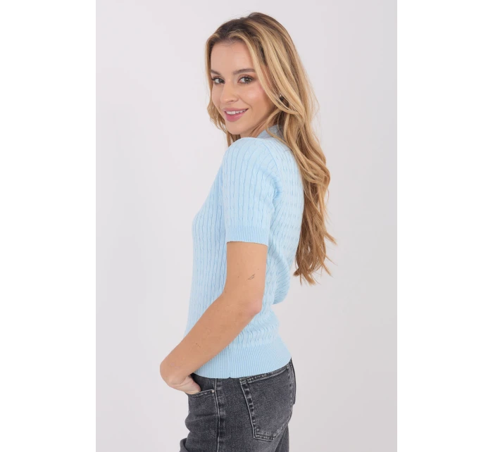 Svetr s krátkým rukávem  model 222826 Factory Price