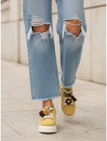 Dámské tenisky na platformě žluté FashionStreet ZY1417 Dámské tenisky na platformě žluté FashionStreet ZY1417