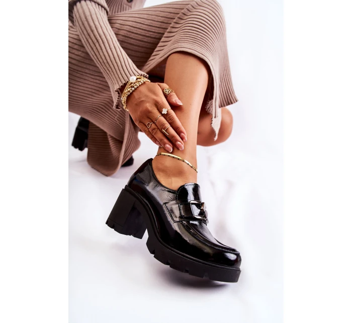 Elegantní boty na Se  Černe model 21593193 - Boto