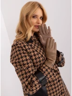 Rękawiczki AT RK model 19367759 ciemny bezowy - FPrice