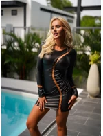 Šaty V-10959 černé - Axami Šaty V-10959 černé - Axami