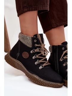 Zateplené dámské trapery Zenaya – černé