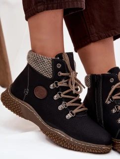 Zateplené dámské trapery Zenaya – černé