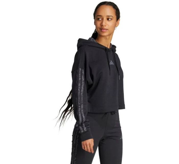 Mikina Essentials s potiskem 3 Stripes French Terry Hoodie W model 21011068 - ADIDAS