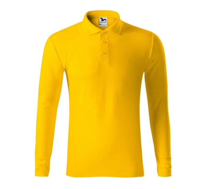 Pánské tričko Pique Polo LS (žluté) Pánské tričko Pique Polo LS (žluté)
