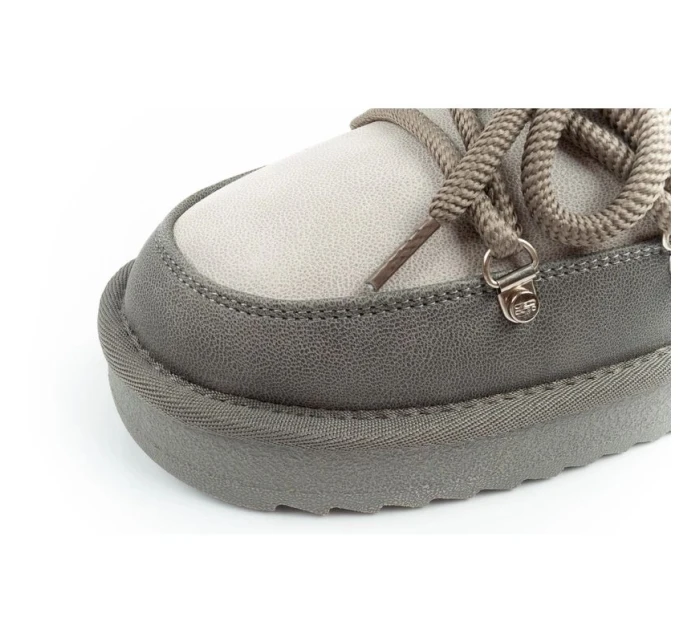 D.Franklin dámské sněhule zimní módní zateplené boty šedé dámské