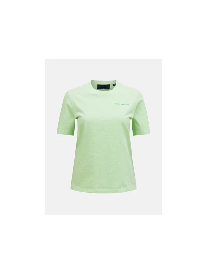 Tričko PEAK PERFORMANCE Original Small Logo Tee Women, zelené
