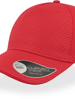Atlantis Headwear Gear 5 panelová baseballová kšiltovka "Gear" 33.0165 red