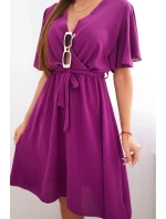 Šaty s překládaným výstřihem fango